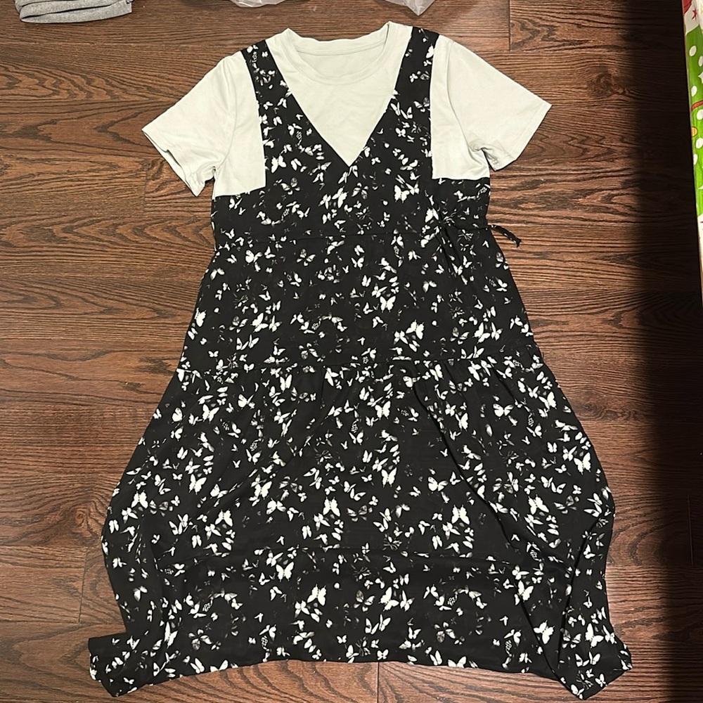 T shirt Dress with Pockets
